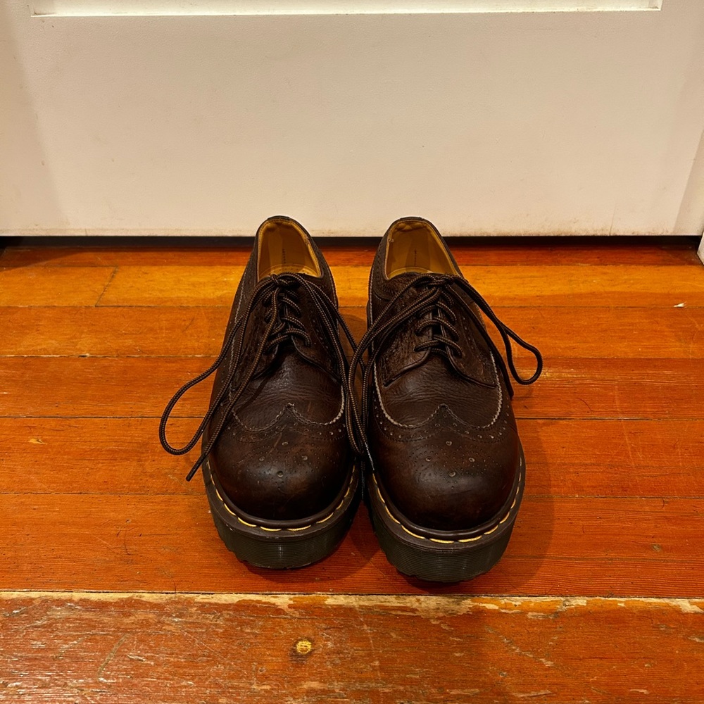 Doc Martens Vintage Made in England Platform Oxfords